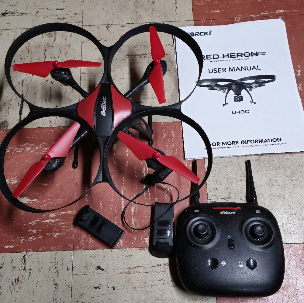 2 drones, 1 R/C copter.